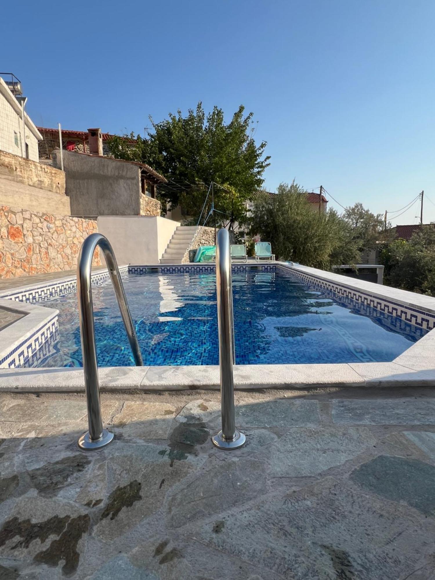 Maison Charme Avec Piscine Privee, Pres De La Mer A Sappounakeika, Tyros Sapounakeika Exterior foto